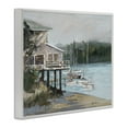 thumbnail image 4 of Stupell Industries Boat Marina Harbor Coastal Painting White Framed Art Print Wall Art, 14 x 11, 4 of 10