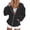 Black, variant on Towmus Womens Zip Up Hoodies Fall Casual Long Sleeve Sweatshirts Lightweight Comfort Soft Oversized Jackets