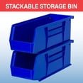 thumbnail image 3 of Akro-Mils 12 Pack AkroBins Plastic Storage Bins, Space-Saving Organizers, Yellow, 3 of 8