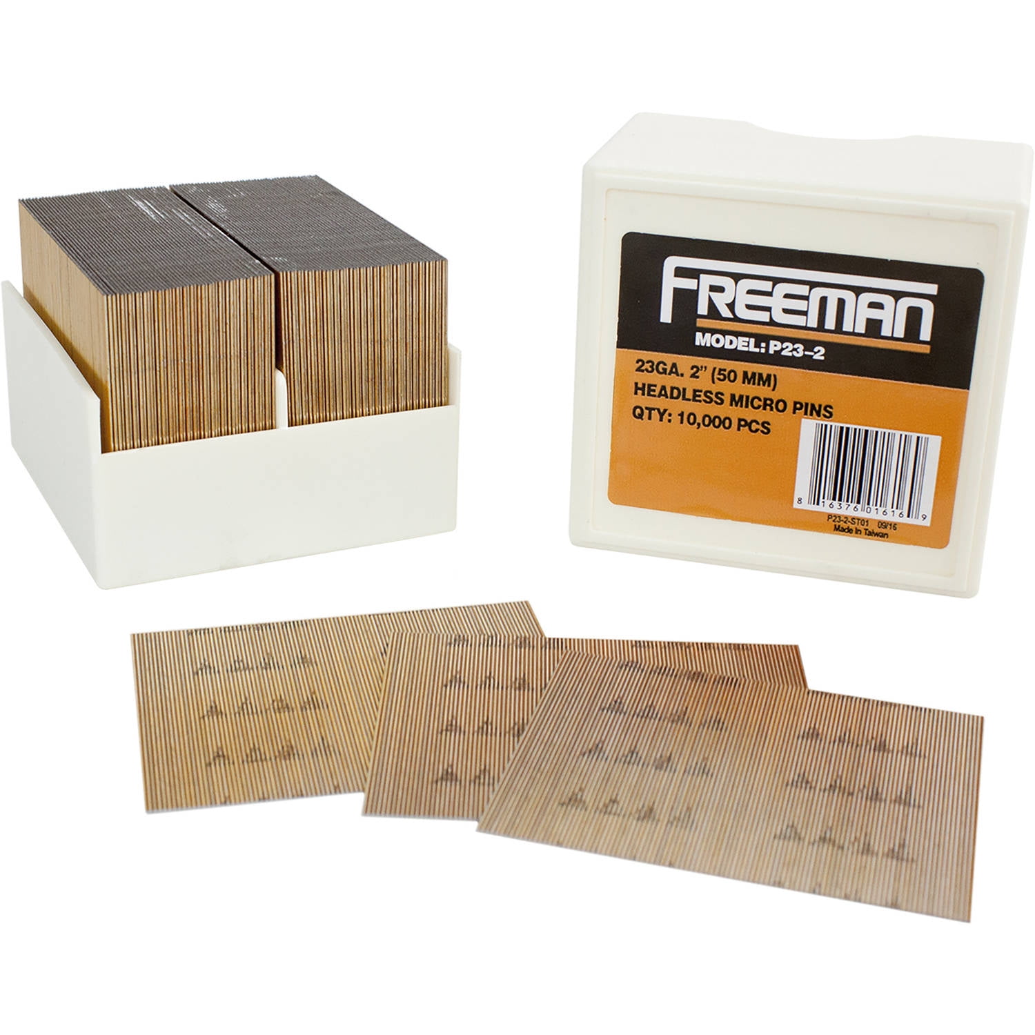 Freeman P232 23Gauge Glue Collated 2" Pin Nails (10,000 Count