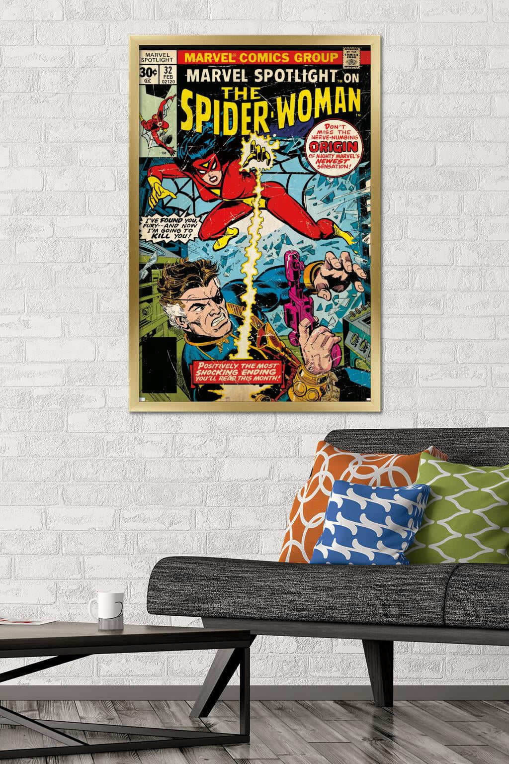 Marvel Comics - Spider-Woman - Spider-Woman #32 Wall Poster, 22.375" x 34", Framed