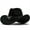 JXF-549 black, variant on West cowboy hat Chapeu black wool man Wome hat Hombre Jazz hat Cowgirl large hat for men sombreros 56-58Cm Gossifan Classic Womens Western Cowboy Cowgirl Hats with Wide Belt
