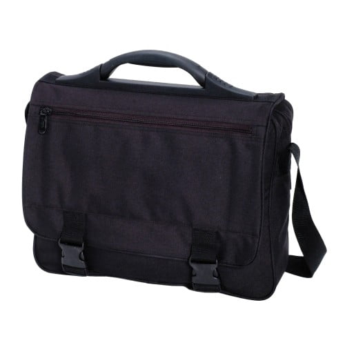 DALIX Mens Messenger Bag Travel Briefcase for Business Work Carry On in Black 