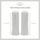 thumbnail image 4 of Par de paneles de cortinas Exclusive Home Loha Linen, color blanco invernal, 4 of 6