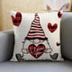 thumbnail image 4 of Xihbxyly Funda de Almohada de Gnomo de San Valentín, Diseño Navideño, Tela Premium, Fácil de Lavar, Decoración Festiva para El Hogar, Celebración de Temporada, 1 Funda de Almohada, 4 of 5