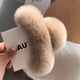 thumbnail image 1 of Pinza peluda de pelo grande de 15 cm de garra de lana | Resistente antideslizante | Accesorio suave y suave de peluche para otoño-invierno cálido | Soporte para el pelo grueso y largo | Pasador de, 1 of 3