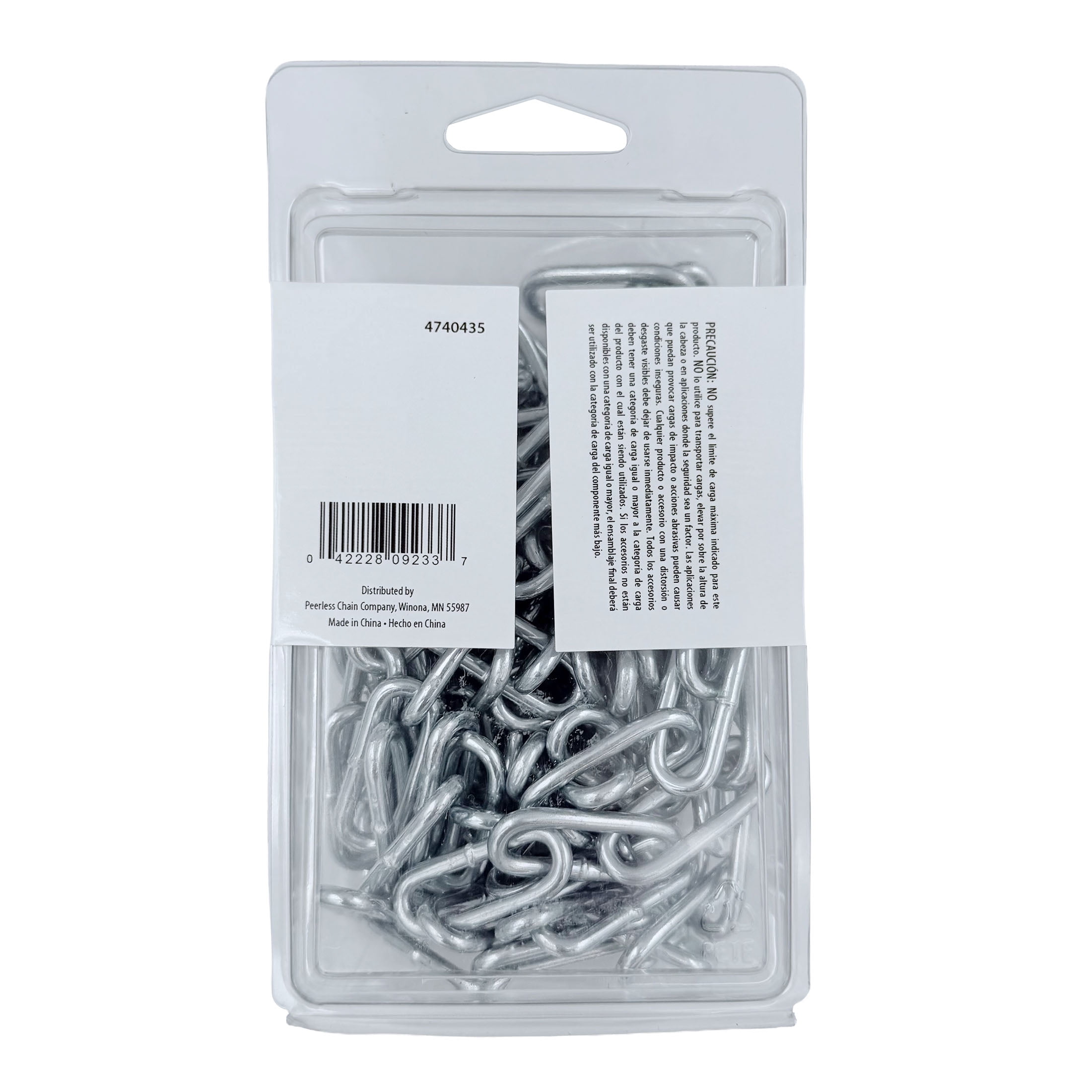 #2 Straight Coil Chain, 10', Peerless Chain Company, #4740435