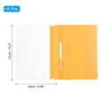 thumbnail image 2 of Unique Bargains Report Covers, 6 Pcs Plastic Clear Front File Sheet Document Presentation Binder Folder Protector, Yellow, 2 of 4