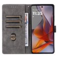 thumbnail image 3 of Phone Wallet Case for Motorola MOTO G75 5G with Stand - Leather Folio Cover & Card Slots Green, 3 of 5