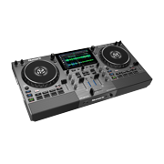 Numark Faders Battery-Powered Standalone Streaming 2-Channel Mixstream Pro Go DJ Controller, Black