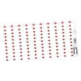 thumbnail image 4 of Luces de hadas Fernando Decoración de fondo linterna roja 3x1m, 4 of 8