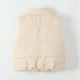 thumbnail image 4 of LYMAYTER Toddler Kids Zipper Vest Jacket for Boys Girls Casual Sleeveless Coat Pullover down Outerwear Coat for Infant 6 Months to 4 Years, 4 of 9
