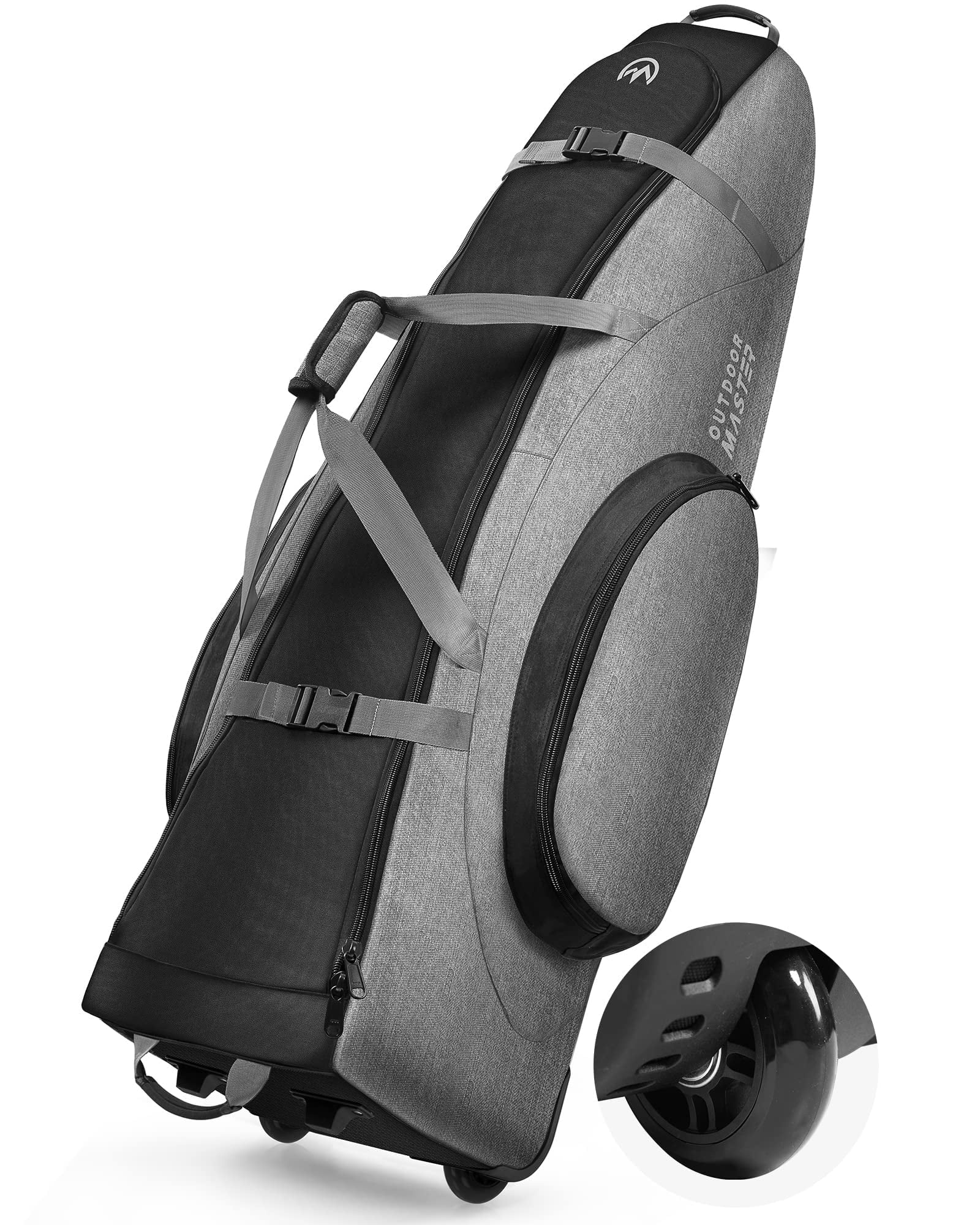 OUTDOOR MASTER ゴルフバッグ OutdoorMaster Golf Travel Bags with Shell Cover, Carry Shoulder