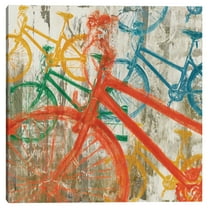 Cycling Bright by Julianne Marcoux Canvas Art Print