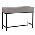 thumbnail image 3 of COZAYH Rustic Console Table with 2 Drawers Entryway Hallway Farmhouse Country Style, Cabin-Inspired Natural Finish (Distressed Grey), 3 of 8