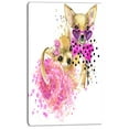 thumbnail image 2 of Lovely Sweet Dog Watercolor - Abstract Canvas Art Print, 2 of 3