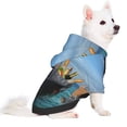 thumbnail image 2 of Balery Design Name Dog Hoodie Pets Wear Hoodies For Small Dogs Pet Clothes Costumes, Pets Wear Hoodie Sweatshirt Outfit For Dogs Cats Cosplay Party-Size Name, 2 of 8