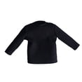thumbnail image 1 of Camisas de manga larga a escala 1/12, hechas a mano, atuendo ajustado, disfraz de muñeca, top básico informal negro, 1 of 9