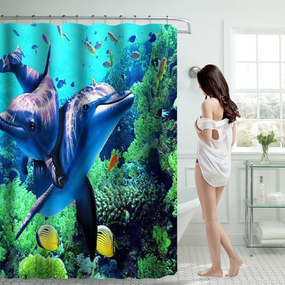 Shower Curtain 70x70 Inch With 12 Plastic Hooks Waterproof Shower Curtain Bathroom Heavy Side Shower Curtain Machine Washable Quick Dry Polyester Shower Curtain,Hot Pink,Chun Yafang