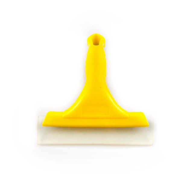 Raspador Oxford de mango corto amarillo, herramienta de película publicitaria para coche, raspador de vidrio, herramienta de costura de belleza, raspador de tendón de buey LingWen 8390615581165