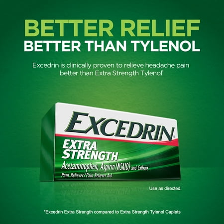 Excedrin Extra Strength Caplets – Headache Relief – 300 Count.