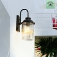 thumbnail image 7 of Globe Electric 91005237 Katya 14" Tall Outdoor Wall Sconce - Black, 7 of 7