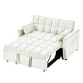thumbnail image 5 of Aukfa Pull Out Sofa Bed, Loveseat Convertible Sleeper Sofa Couch, White, 5 of 8
