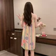 thumbnail image 3 of Toalla de baño sin tirantes de estilo coreano, camisón Sexy de verano para mujer, albornoz expandible absorbente de agua estético de puro deseo fino, 3 of 5