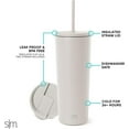 thumbnail image 2 of Vaso Simple Modern Classic de 710 ml con tapa con pajita y tapa abatible, 2 of 6