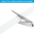 thumbnail image 4 of Uxcell 1 Set Weather Stripping Door Seal Self Adhesive White 3/5 inch x 1/4 inch x 16 ft, 4 of 6