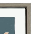 thumbnail image 3 of Kate and Laurel Sylvie Contemplation Framed Canvas Wall Art by Rocket Jack, 18x24 Gray, Modern Art for Wall, 3 of 8