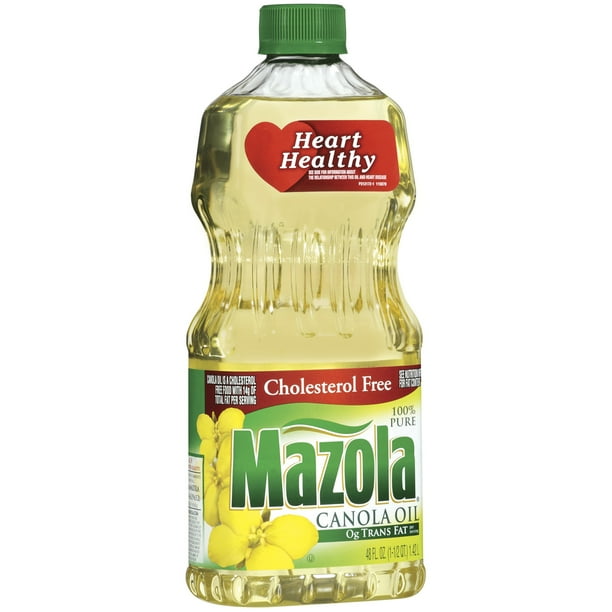 Mazola 100 Pure Canola Oil 48 Oz Plastic Bottle - Walmartcom