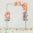 thumbnail image 2 of Minimalist Wedding Backdrop Stand Freestanding 4.92x1.64x6.56 Ft Wedding Backdrop Frame Rack Party Diy Backdrop Stand for Flower & Balloons Decor Simple Assembly (Rectangle), 2 of 43