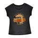 thumbnail image 4 of Camiseta para mujer verano cómoda ropa casual streetwear moda cuello redondo Negro, 4 of 7