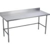 Elkay WT30X72-BSX Standard WT, S/S bracing, 16/300 Top with backsplash
