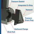 thumbnail image 4 of Tapón de garaje Marine Transom SEAVIEW Vault Pro de plástico negro, 4 of 6