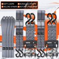 thumbnail image 4 of Correas de trinquete Haccoplanet, 2,4 m, 2400 kg, resistencia a la rotura, color gris, 4 of 7