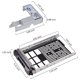 thumbnail image 4 of 3X Bandeja Estante para Disco Duro de 3,5 Pulgadas para Servidores PowerEdge - con Adaptador HDD de 2,5 Pulgadas Soporte NVMe SSD SAS SATA, 4 of 5