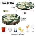 thumbnail image 4 of Vzayyk 4Pack Wooden Coasters With Cork Base Heat-Resistant Drink For Home Office Restaurant An Elegant Pattern, 4 of 7