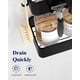 thumbnail image 4 of Organizador de ducha adhesivo (paquete de 2), estantes de metal inoxidables, organizadores y almacenamiento para baño sin taladros, negro, grande, 4 of 5