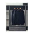 thumbnail image 6 of Maykoosh Closet System Customizible, Walk-In Wardrobe Organizer, Closet System with Hanging, Hanging Rods, Drawers, Heavy Duty-Color:Black,Size:Model EDB 3 Closet, 6 of 8