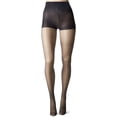 thumbnail image 3 of L'eggs Women's Silken No Waistband Control Top Panty Hose, Jet Black, Q, 3 of 4