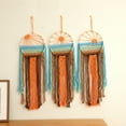 thumbnail image 5 of QKW1CPS Creative sun-shaped woven hanging ornament, hand-woven tapestry, Bohemian wall hanging decoration（10.2in*35inThe sun sets.）, 5 of 5