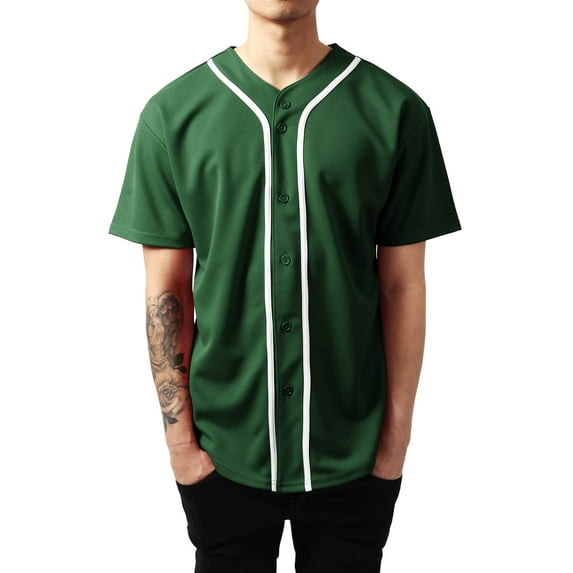 Ma Croix Mens Baseball Jersey Button Shirt Active Sportswear