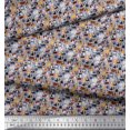 thumbnail image 3 of Soimoi Polyester Crepe Fabric Paw & Puppies Cartoon Printed Fabric 1 Yard 52 Inch Wide, 3 of 3