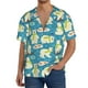 thumbnail image 1 of Fotbe Cute Polar Bear Fishing Camisa Estampada de Manga Corta para Hombre, Casual de Verano, Estilo Playero, Sin Arrugas-Medium, 1 of 5
