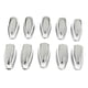 thumbnail image 2 of 10x Drum Clamp Set de Batería Bass Drum Lugs Claws Piezas de Repuesto - Plateado, se describe Plata Hugo Gancho para Garra de Tambor, 2 of 10