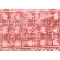 thumbnail image 1 of Ahgly Company Machine Washable Indoor Rectangle Abstract Red Modern Area Rugs, 5' x 7', 1 of 4