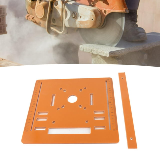 Cutting Machine Base Plate, Strong Compatibility Insulation Circular Saw Insert Plate 28x25cm for Woodworking Projects