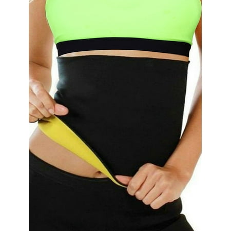 SAYFUT Hot Thermo Sweat Neoprene Body Shaper Waist Trainer Tummy Control Slimming Belt Shapewear Cincher Weight Loss Gym